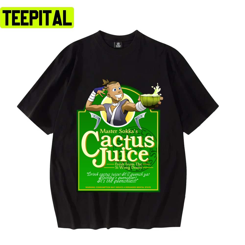 Master Sokka's Cactus Juice Avatar The Last Airbender Unisex T-Shirt Master Sokka's Cactus Juice Avatar The Last Airbender Unisex T-Shirt