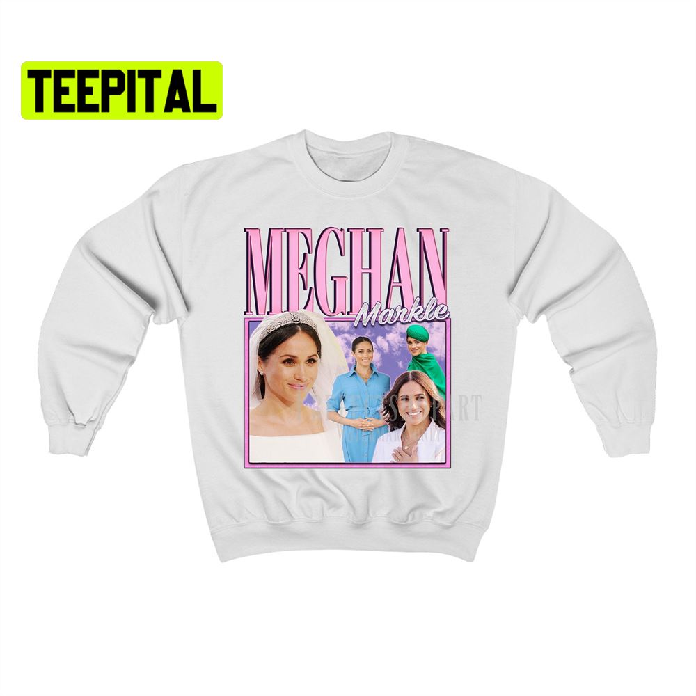 Meghan Markle Retro Vintage Art Unisex Sweatshirt Meghan Markle Retro Vintage Art Unisex Sweatshirt