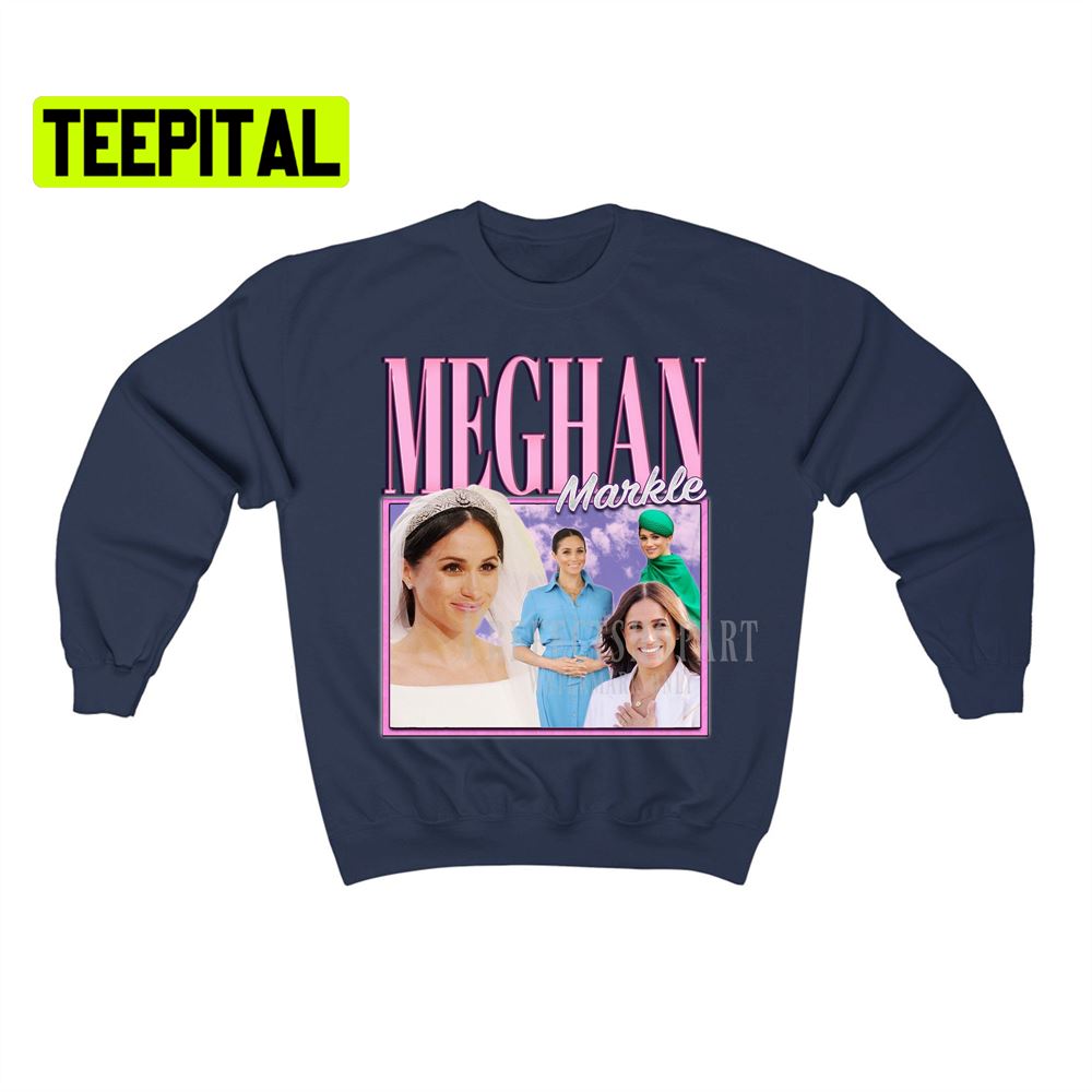 Meghan Markle Retro Vintage Art Unisex Sweatshirt Meghan Markle Retro Vintage Art Unisex Sweatshirt