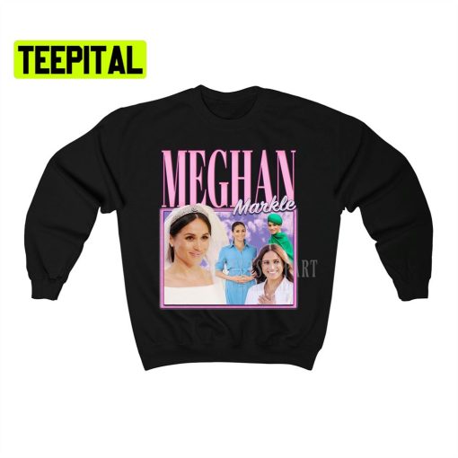 Meghan Markle Retro Vintage Art Unisex Sweatshirt