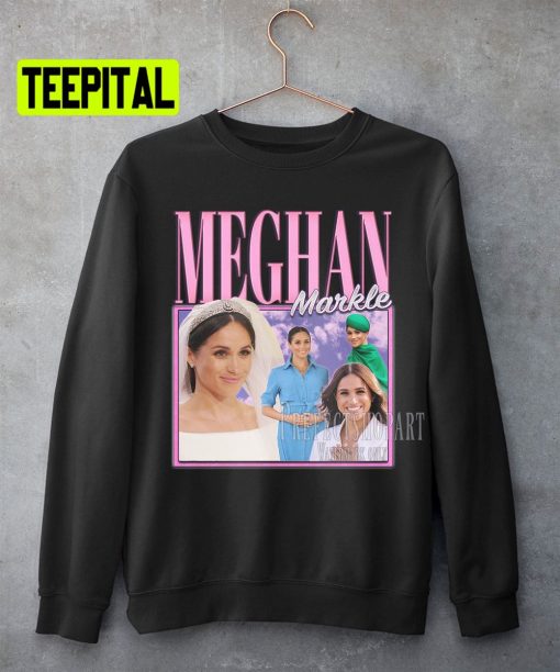 Meghan Markle Retro Vintage Art Unisex Sweatshirt