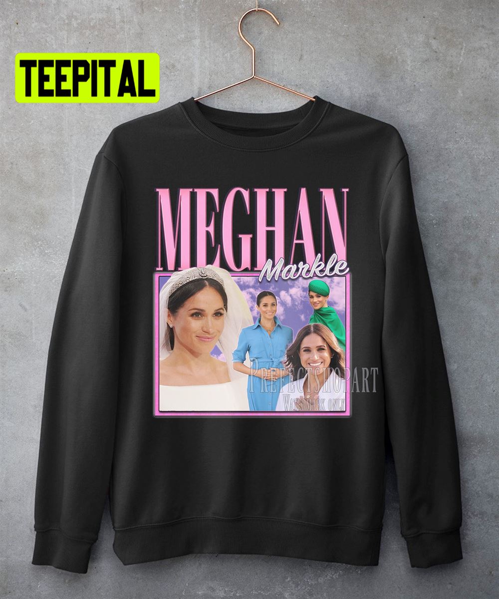 Meghan Markle Retro Vintage Art Unisex Sweatshirt Meghan Markle Retro Vintage Art Unisex Sweatshirt