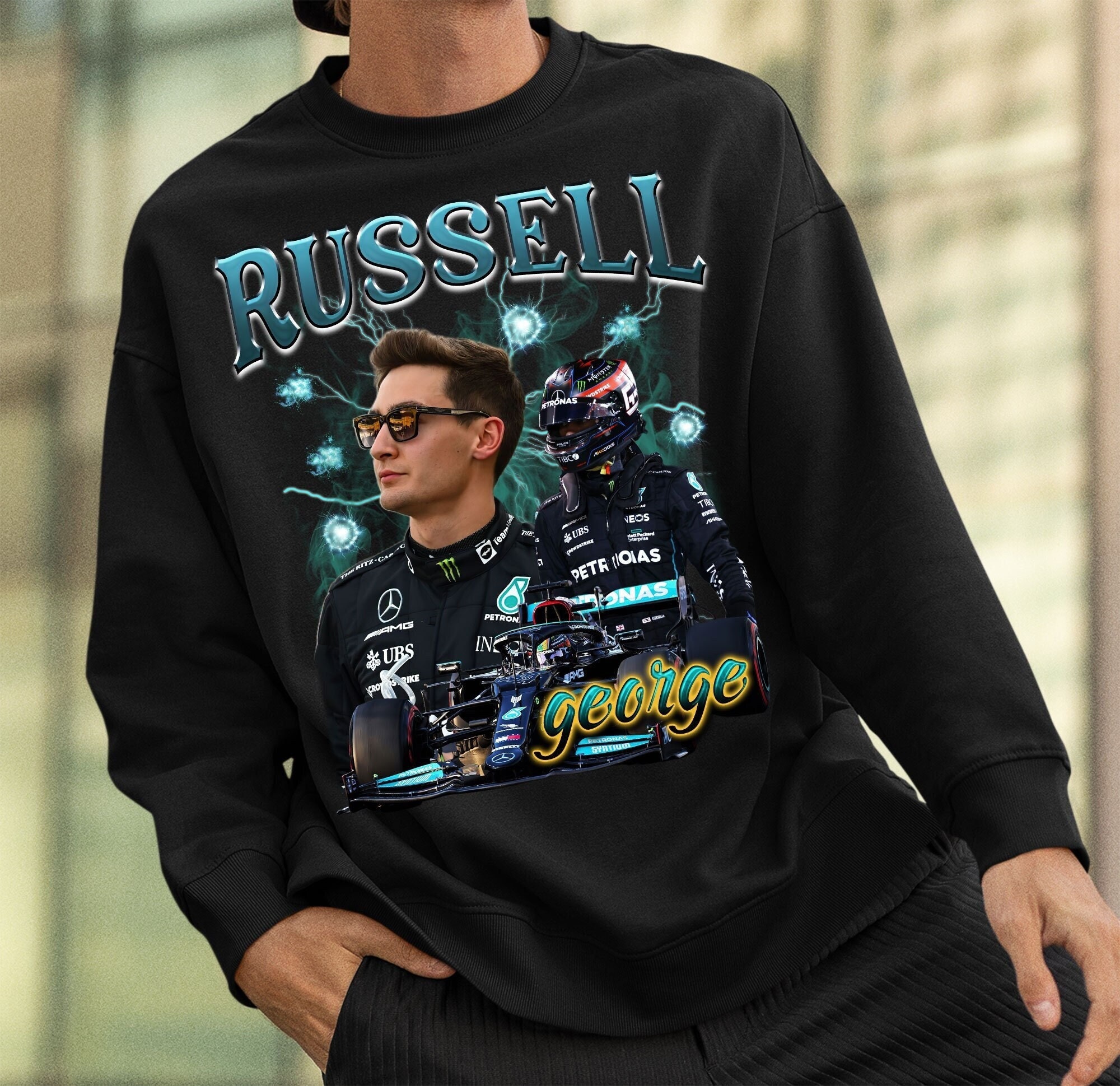 Mercedes Driver Formula Nascar Racing Formula 1 F1 Rus 63 George Russell Shirt Mercedes Driver Formula Nascar Racing Formula 1 F1 Rus 63 George Russell Shirt