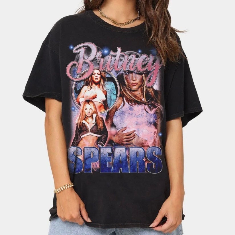 Merch 90s Graphic Britney Spears New Design Unisex T-Shirt Merch 90s Graphic Britney Spears New Design Unisex T-Shirt