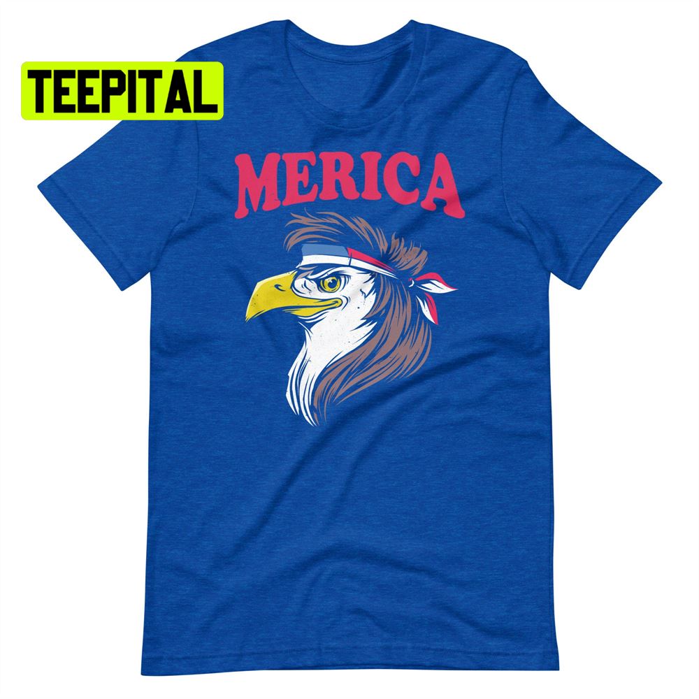 Merica Eagle Distressed Unsiex T-Shirt Merica Eagle Distressed Unsiex T-Shirt
