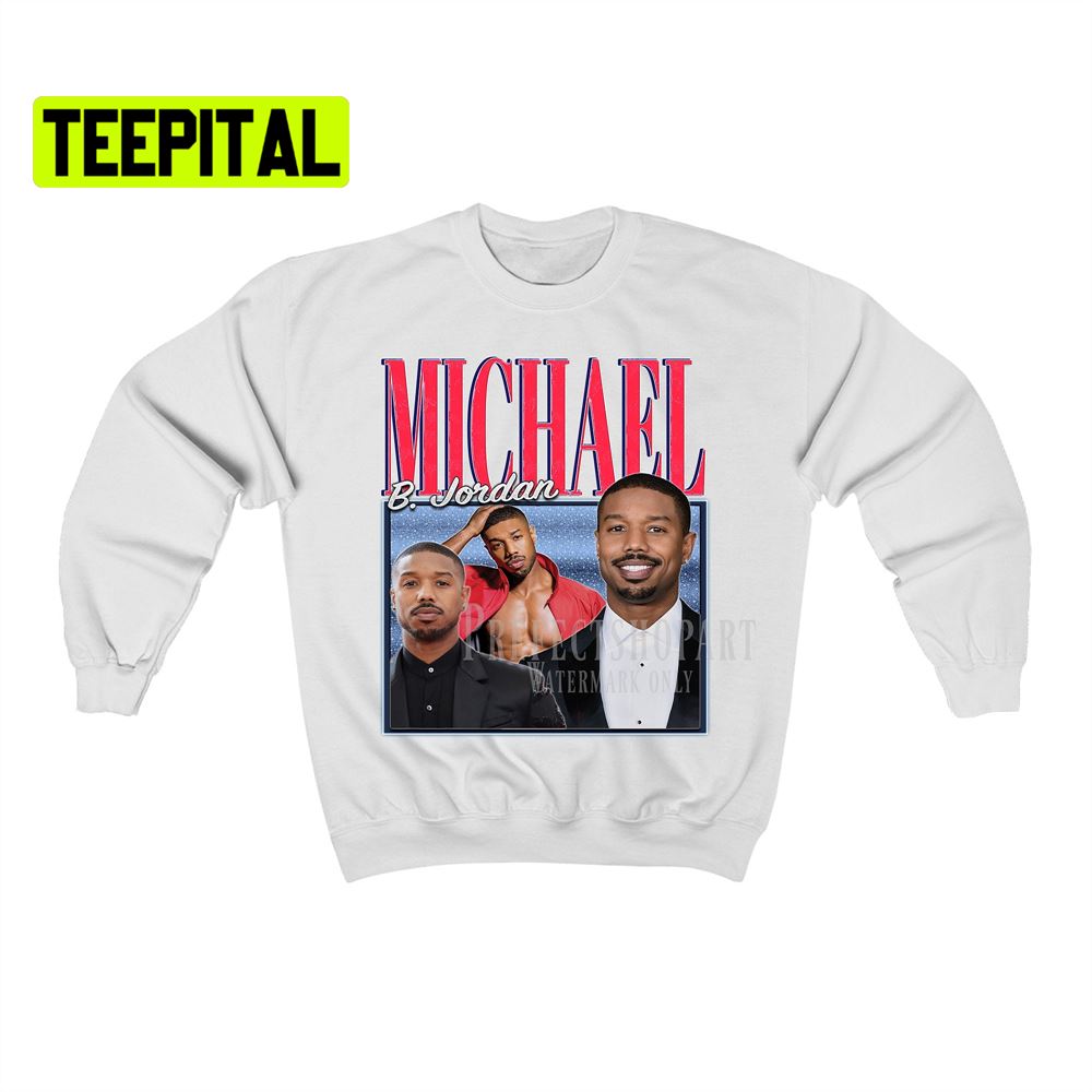 Michael B Jordan Retro Vintage Art Unisex Sweatshirt Michael B Jordan Retro Vintage Art Unisex Sweatshirt