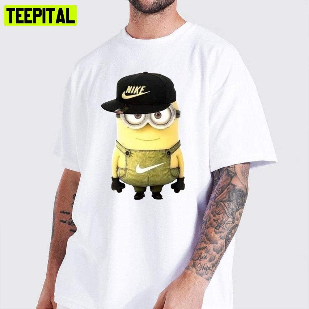 Minion And Nike Hat Unisex T-Shirt Minion And Nike Hat Unisex T-Shirt