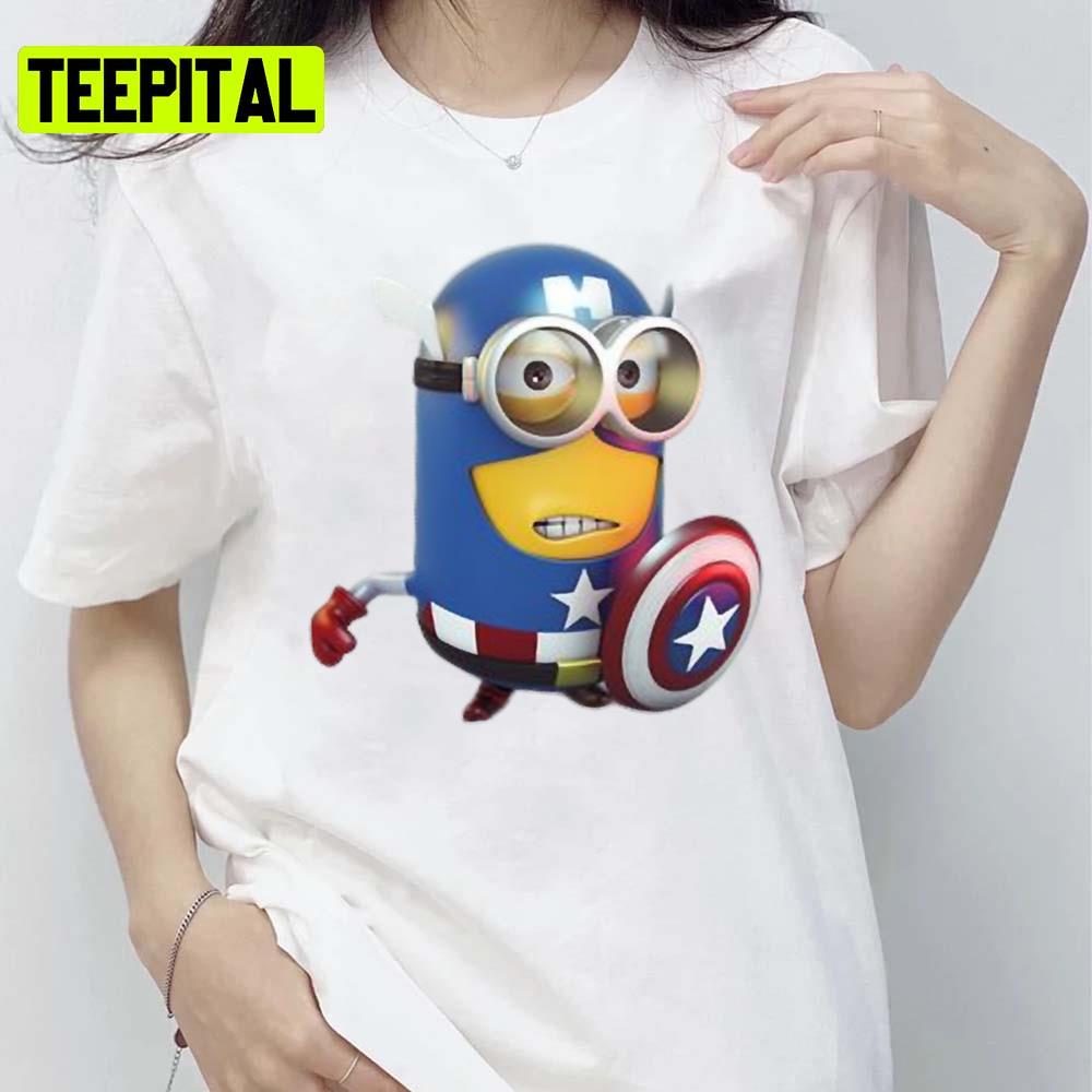 Minions The Rise Of Gru Captain America Unisex T-Shirt Minions The Rise Of Gru Captain America Unisex T-Shirt