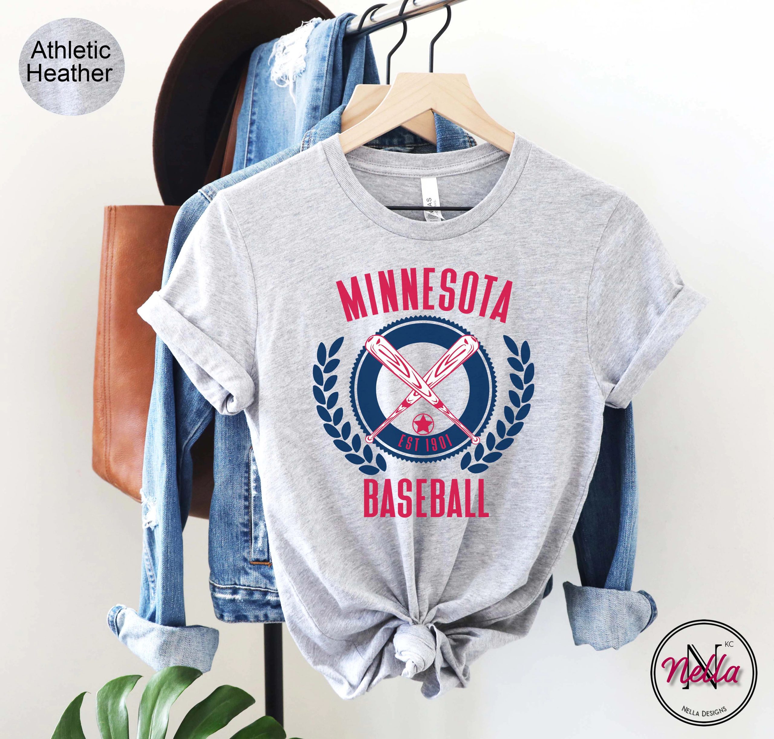 Minnesota Baseball Vintage Art Unisex T-Shirt Minnesota Baseball Vintage Art Unisex T-Shirt