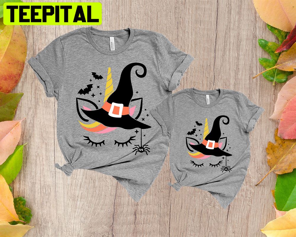 Mommy And Me Unicorn Witch Unisex T-Shirt Mommy And Me Unicorn Witch Unisex T-Shirt