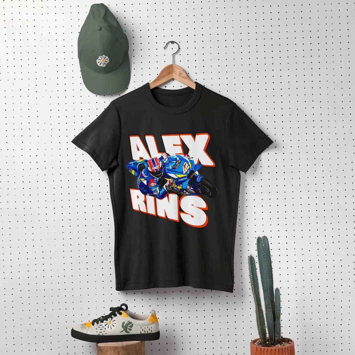 Motogp Champion Pro Alex Rins Number Suzuki Alex Rins 42ins T-Shirt Motogp Champion Pro Alex Rins Number Suzuki Alex Rins 42ins T-Shirt