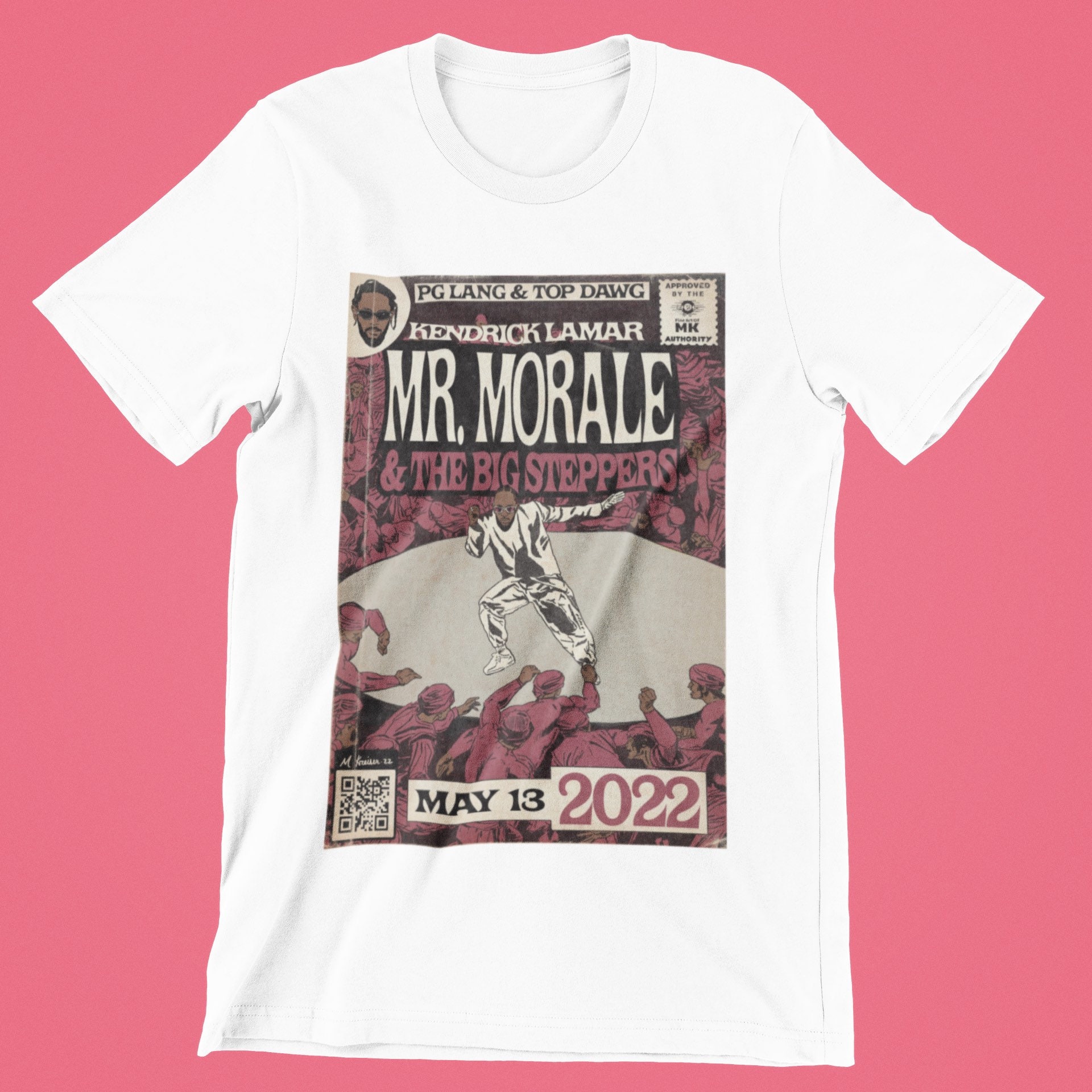 Mr Morale & The High Steppers Comic Art Jersey Kendrick Lamar Unisex T-Shirt Mr Morale & The High Steppers Comic Art Jersey Kendrick Lamar Unisex T-Shirt
