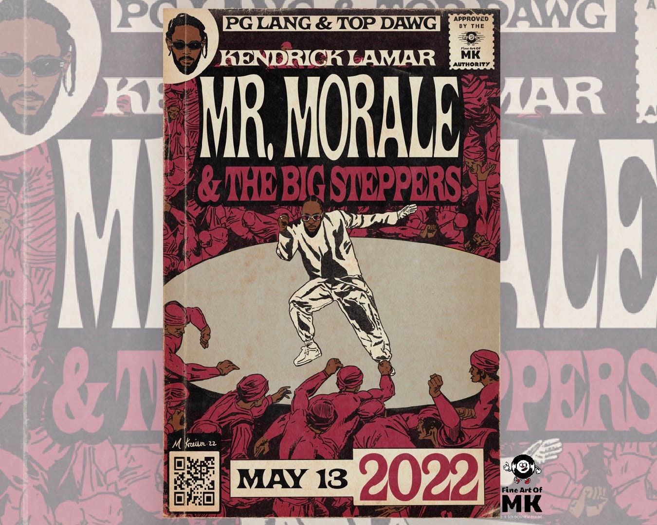Mr Morale & The High Steppers Comic Art Jersey Kendrick Lamar Unisex T-Shirt Mr Morale & The High Steppers Comic Art Jersey Kendrick Lamar Unisex T-Shirt