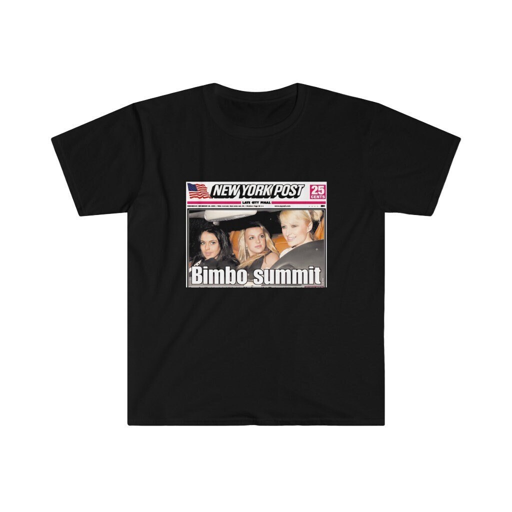 New York Post Bimbo Summit Unisex T-Shirt New York Post Bimbo Summit Unisex T-Shirt