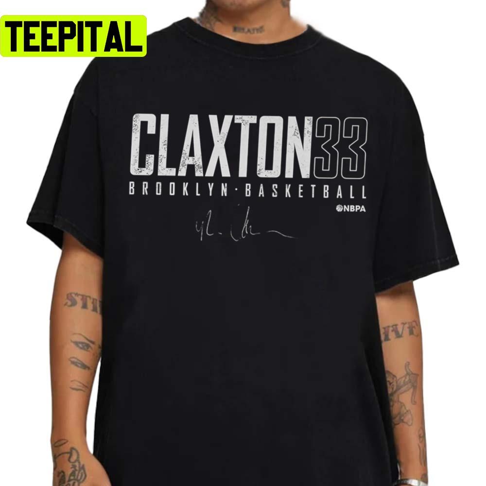 Nic Claxton Elite Signatures 2022 Illustration Unisex T-Shirt Nic Claxton Elite Signatures 2022 Illustration Unisex T-Shirt