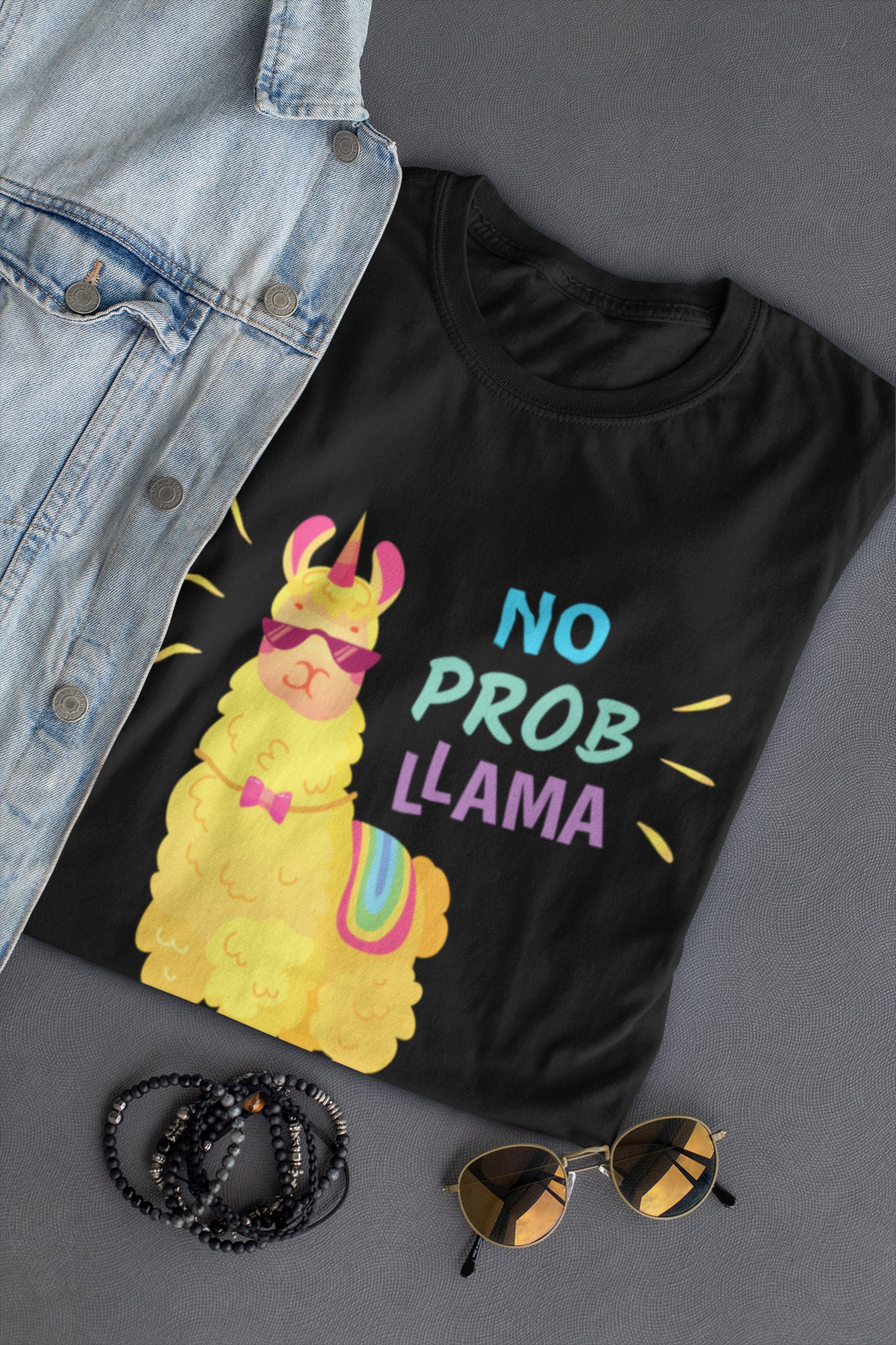 No Prob Llama And For Llama Lovers Unisex T-Shirt No Prob Llama And For Llama Lovers Unisex T-Shirt
