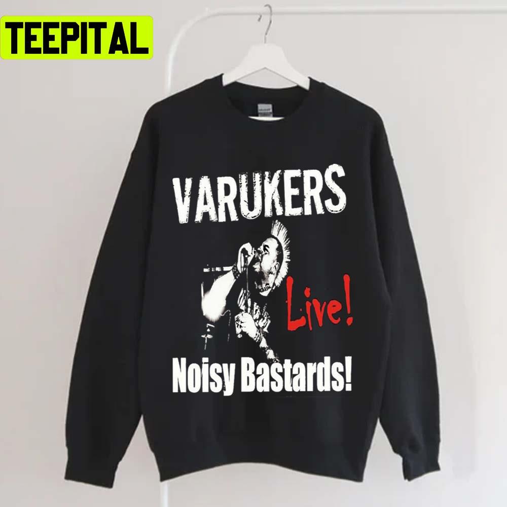Noisy Bastards Punk The Varukers Unisex T-Shirt Noisy Bastards Punk The Varukers Unisex T-Shirt