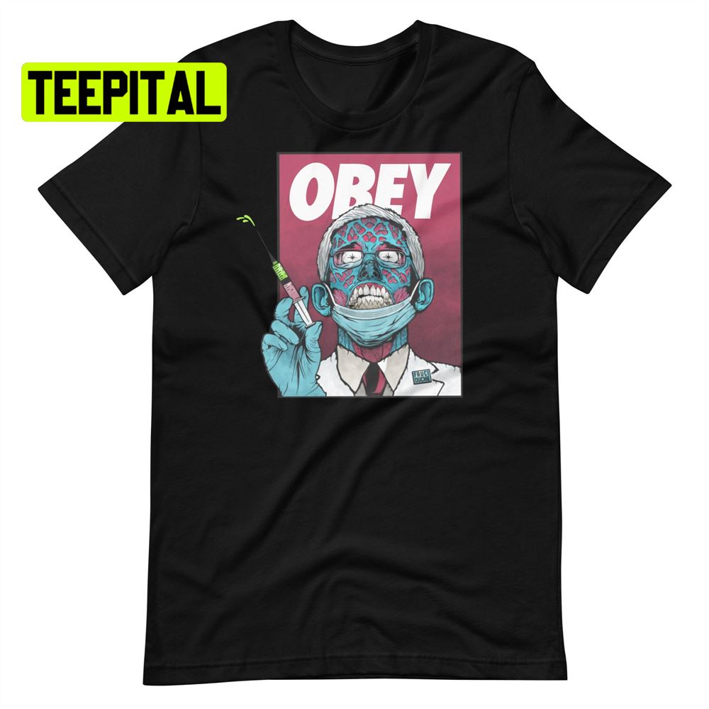 Obey Fauc Unsiex T-Shirt Obey Fauc Unsiex T-Shirt