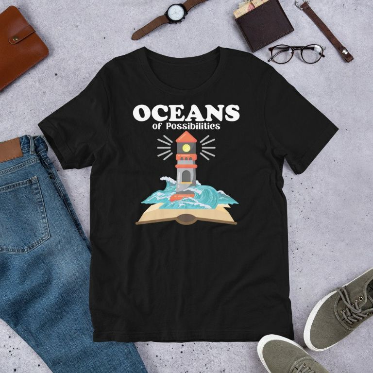 Oceans of Possibilities Summer Reading Librarian Unisex T-shirt Oceans of Possibilities Summer Reading Librarian Unisex T-shirt