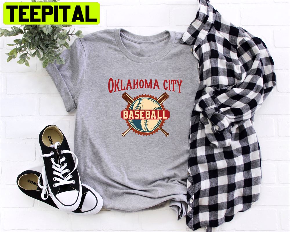 Oklahoma City Baseball Retro Art Unisex T-Shirt Oklahoma City Baseball Retro Art Unisex T-Shirt