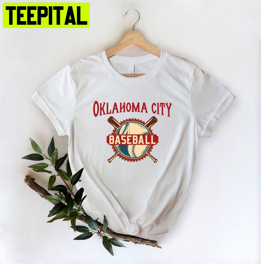 Oklahoma City Baseball Retro Art Unisex T-Shirt Oklahoma City Baseball Retro Art Unisex T-Shirt