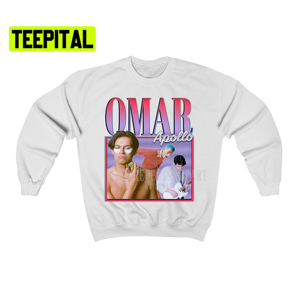 Omar Apollo Retro Vintage Art Unisex Sweatshirt Omar Apollo Retro Vintage Art Unisex Sweatshirt