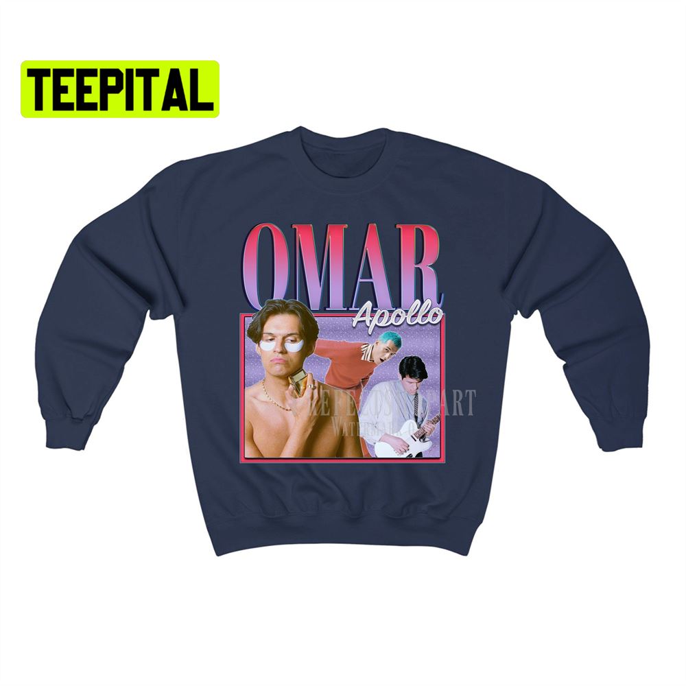 Omar Apollo Retro Vintage Art Unisex Sweatshirt Omar Apollo Retro Vintage Art Unisex Sweatshirt