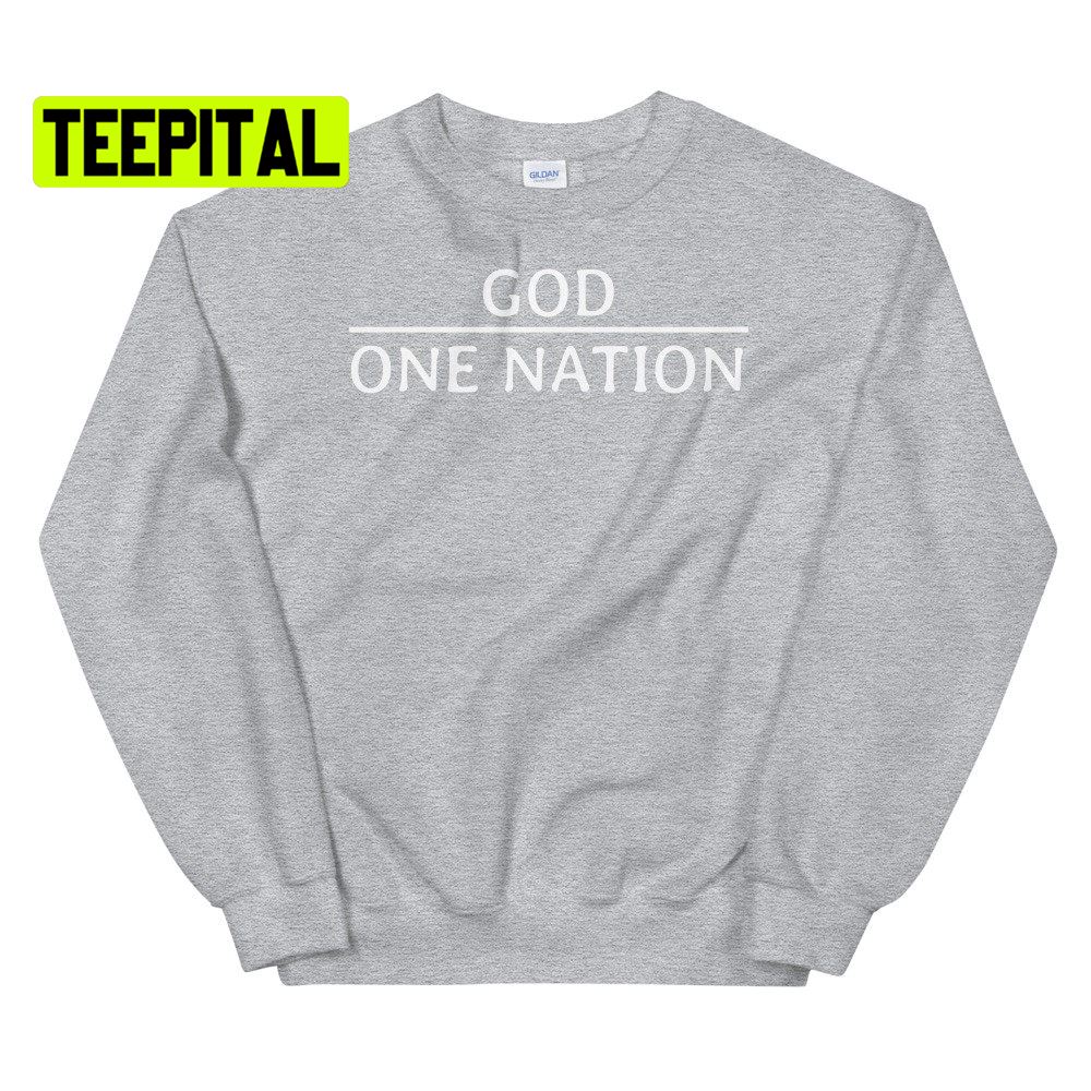 One Nation Under God Proud American Unsiex T-Shirt One Nation Under God Proud American Unsiex T-Shirt