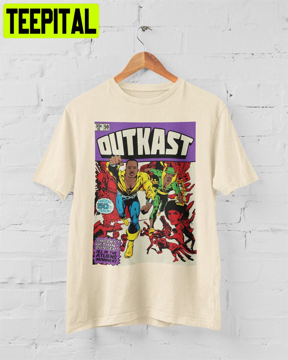 Outkast Inspired Comic Book Rap Graphic Vintage 90's Style Unisex T-Shirt Outkast Inspired Comic Book Rap Graphic Vintage 90's Style Unisex T-Shirt