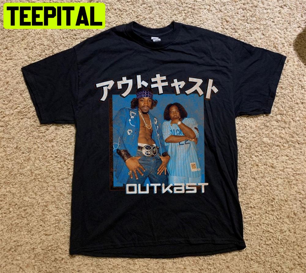 Outkast Japanese Vintage Style Unisex T-Shirt Outkast Japanese Vintage Style Unisex T-Shirt