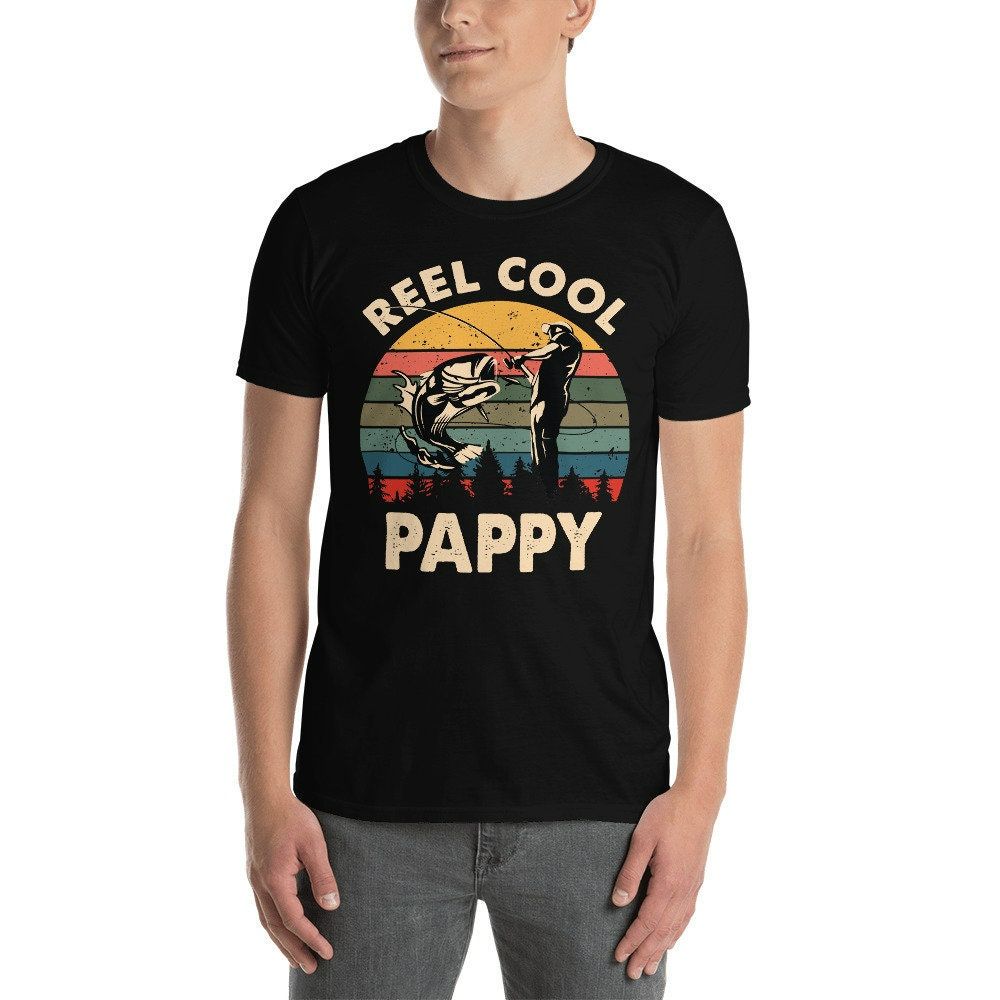 Pappy Gift- Reel Cool Pappy Retro Fishing Vintage Fathers Day Pappy T-Shirt Pappy Gift- Reel Cool Pappy Retro Fishing Vintage Fathers Day Pappy T-Shirt