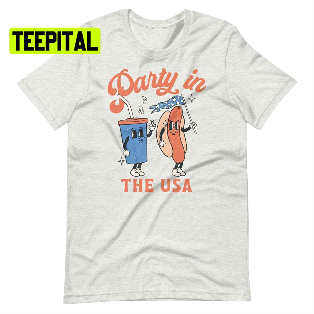 Party In The Usa Distressed Unsiex T-Shirt Party In The Usa Distressed Unsiex T-Shirt