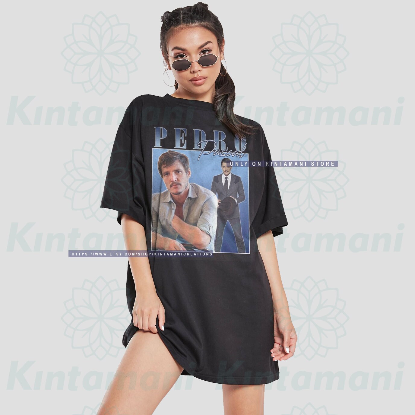 Pedro Pascal Retro Art Unisex T-Shirt Pedro Pascal Retro Art Unisex T-Shirt