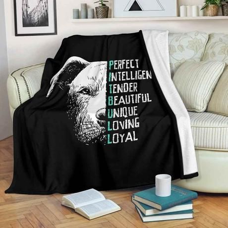 Perfect Pit Bull Fleece Blanket Throw Blanket Gift Perfect Pit Bull Fleece Blanket Throw Blanket Gift