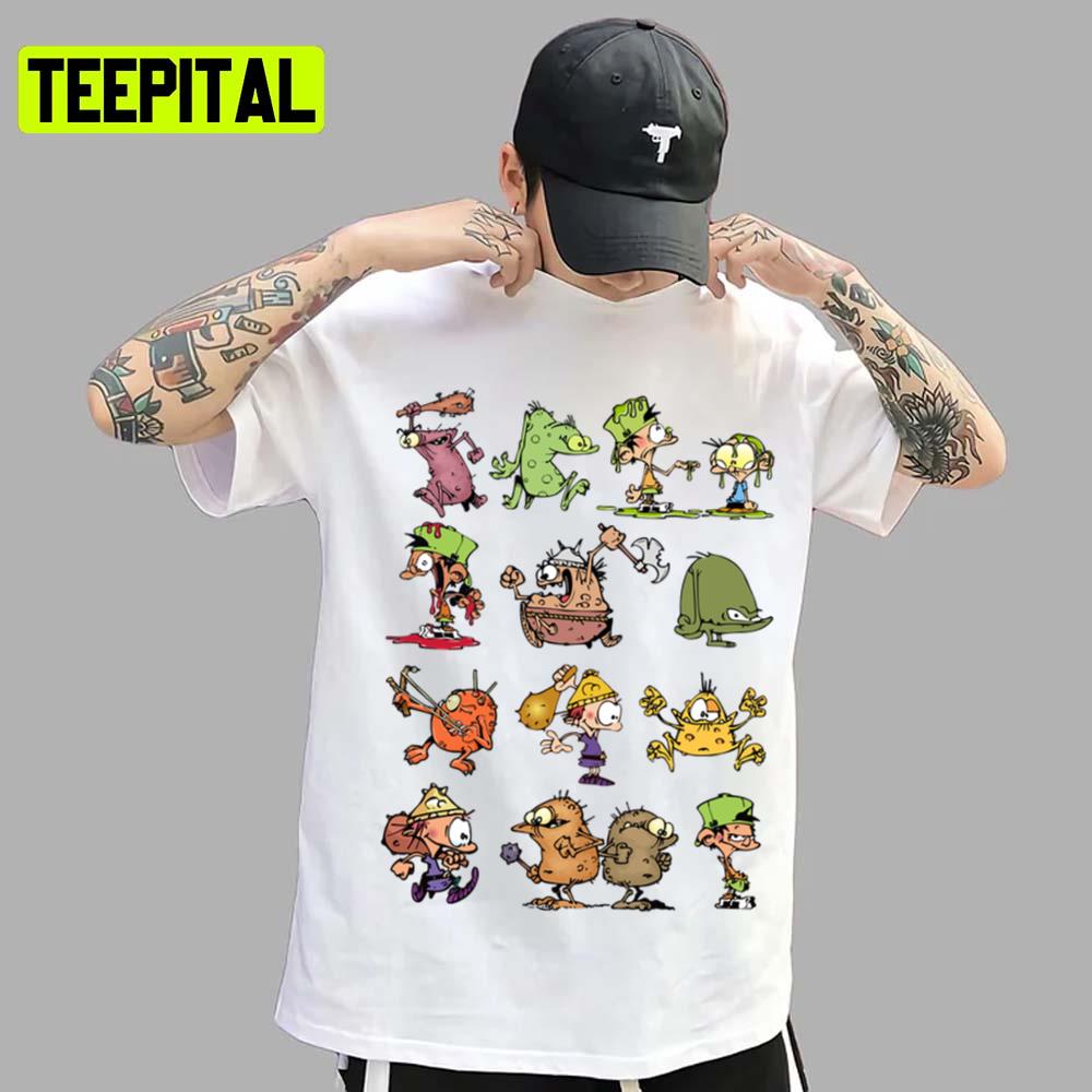 Personnages De Pagaie Pour Ents Classique Gaston Lagaffe Unisex T-Shirt Personnages De Pagaie Pour Ents Classique Gaston Lagaffe Unisex T-Shirt