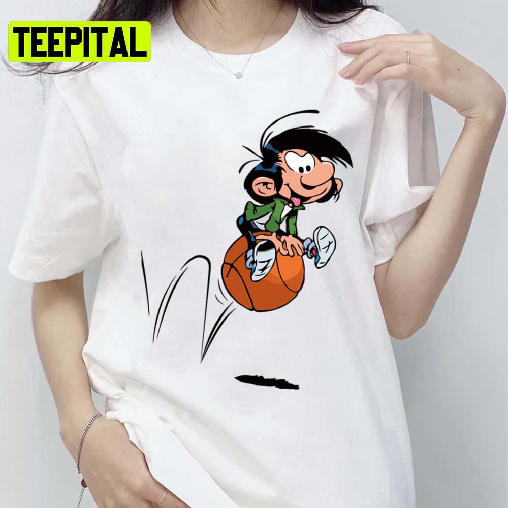 Petit Gastoon Sur Ballon Classique Gaston Lagaffe Unisex T-Shirt Petit Gastoon Sur Ballon Classique Gaston Lagaffe Unisex T-Shirt