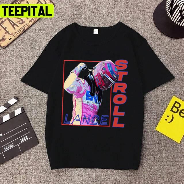 Pink Art Lance Stroll Car Racing Nascar F1 Unisex T-Shirt Pink Art Lance Stroll Car Racing Nascar F1 Unisex T-Shirt