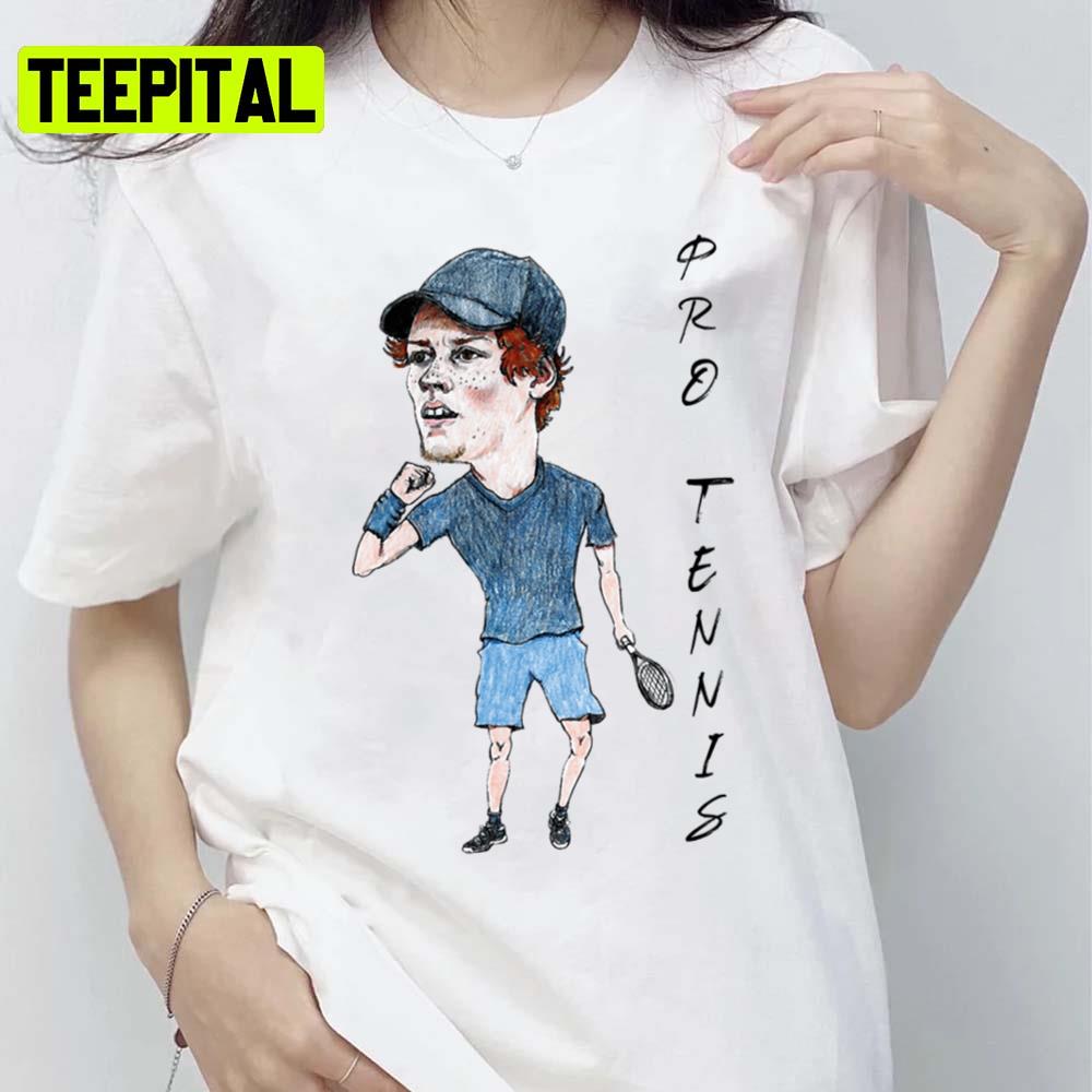 Pro Tennis Jannik Sinner Sports Unisex T-Shirt Pro Tennis Jannik Sinner Sports Unisex T-Shirt