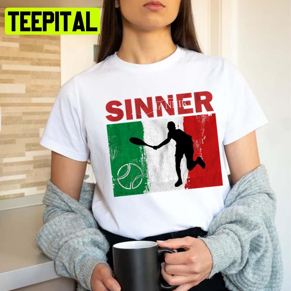 Pro Tennis Player Jannik Sinner Unisex T-Shirt Pro Tennis Player Jannik Sinner Unisex T-Shirt