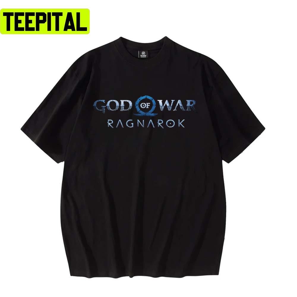 Ragnarok Text Art Of God Of War Unisex T-Shirt Ragnarok Text Art Of God Of War Unisex T-Shirt