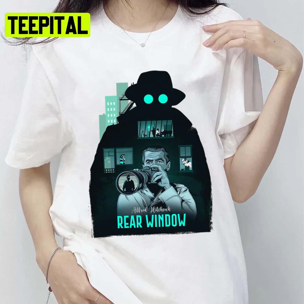 Rear Window Movie Alfred Hitchcock Unisex T-Shirt Rear Window Movie Alfred Hitchcock Unisex T-Shirt