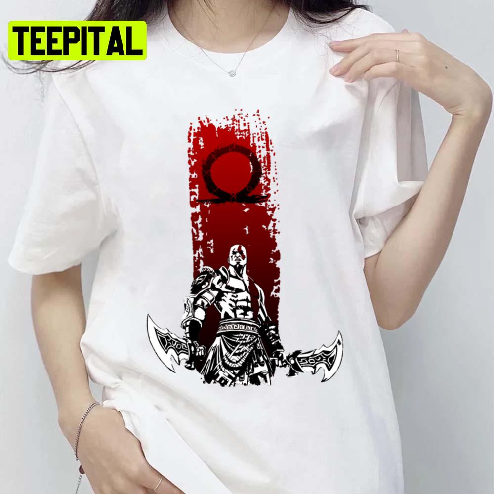 Red And Black Art God Of War Unisex T-Shirt Red And Black Art God Of War Unisex T-Shirt