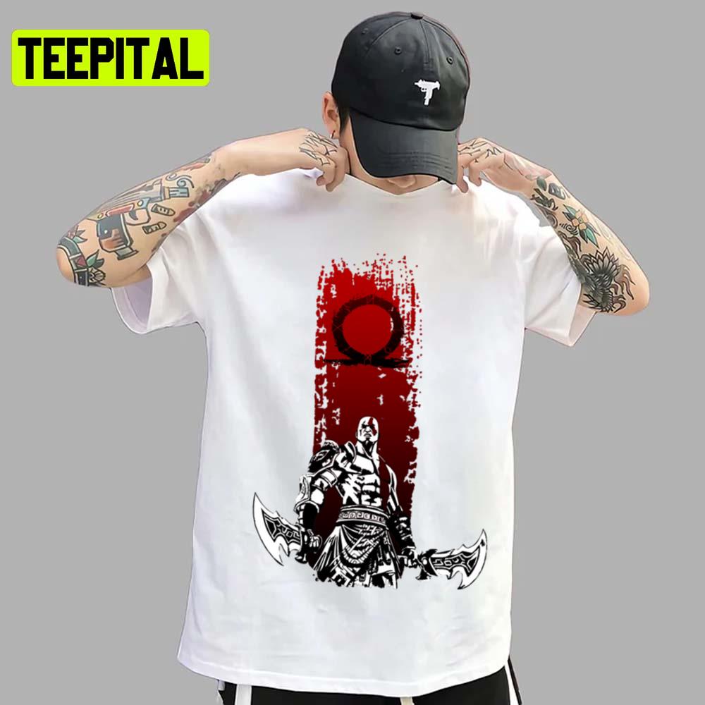 Red And Black Art God Of War Unisex T-Shirt Red And Black Art God Of War Unisex T-Shirt