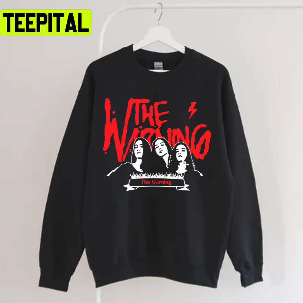 Red Text Desig The Warning Is A Mexican Rock Unisex T-Shirt Red Text Desig The Warning Is A Mexican Rock Unisex T-Shirt