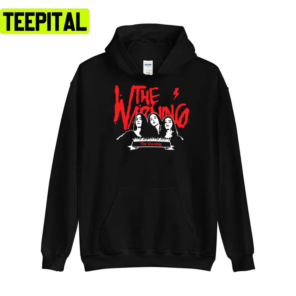 Red Text Desig The Warning Is A Mexican Rock Unisex T-Shirt Red Text Desig The Warning Is A Mexican Rock Unisex T-Shirt