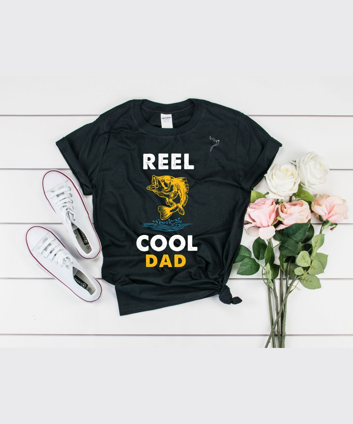 Reel Cool Dad Unisex Cotton T-Shirt Reel Cool Dad Unisex Cotton T-Shirt