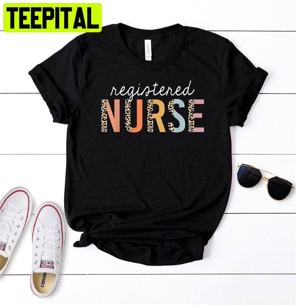 Registered Nurse Leopard Unisex T-Shirt Registered Nurse Leopard Unisex T-Shirt