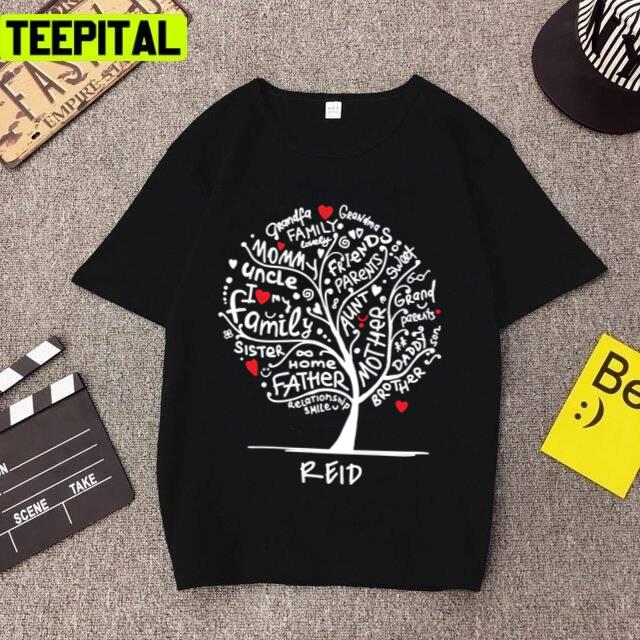 Reid Funny Family Tree Unisex T-Shirt Reid Funny Family Tree Unisex T-Shirt