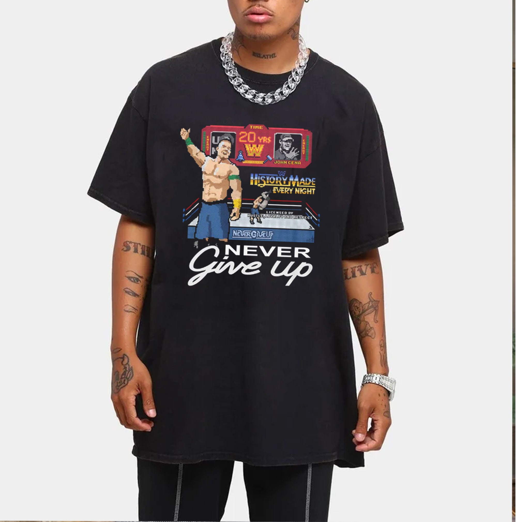 Respect Earn It Never Give Up John Cena Coming Back For His 20th Anniversary Unisex T-Shirt Respect Earn It Never Give Up John Cena Coming Back For His 20th Anniversary Unisex T-Shirt