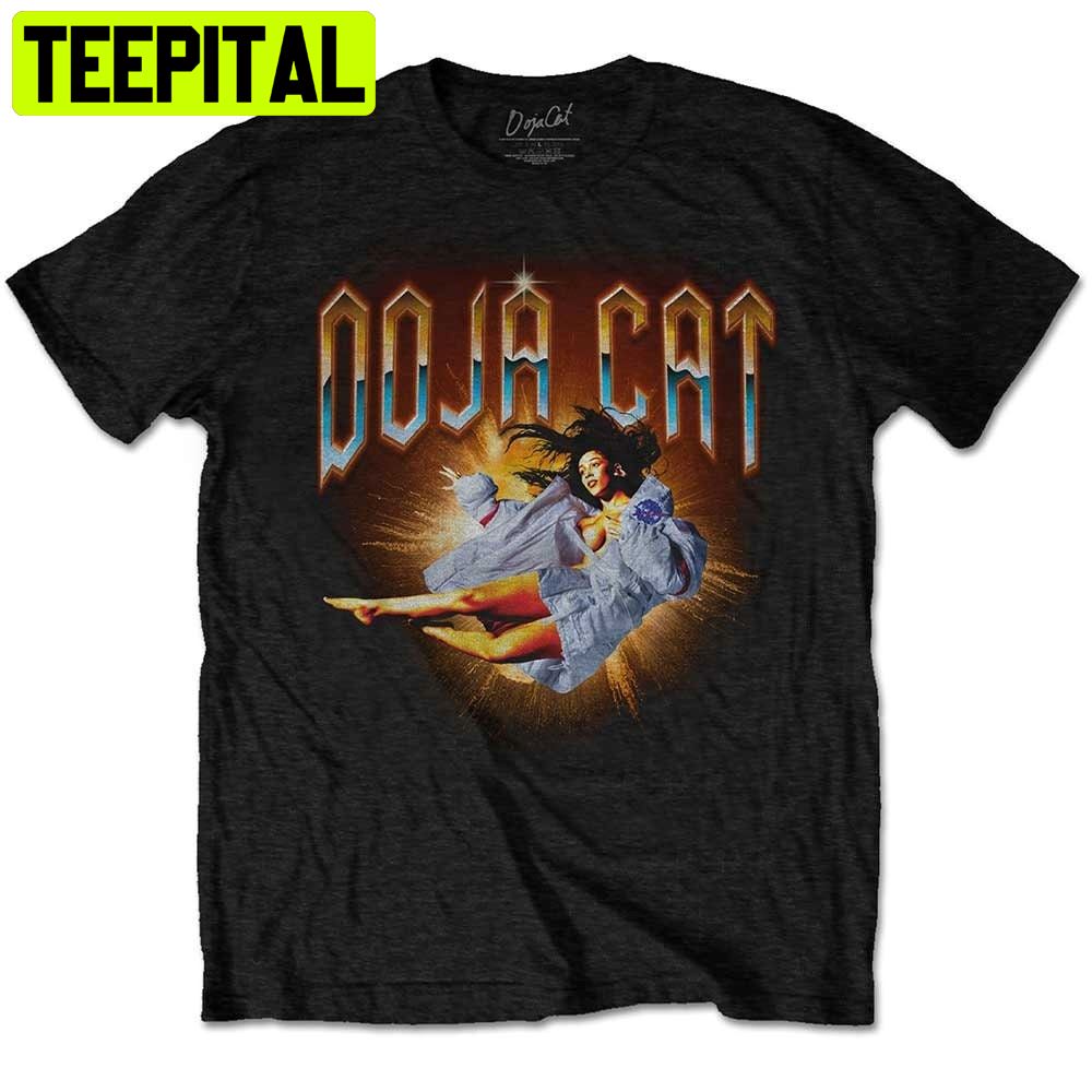 Retro Art Doja Cat Planet Her Space Unisex T-Shirt Retro Art Doja Cat Planet Her Space Unisex T-Shirt